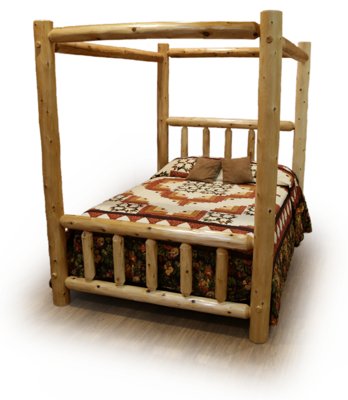 White Cedar Canopy Bed Wildwood Rustics