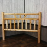 Turkey Foot White Cedar Rustic Log Headboard
