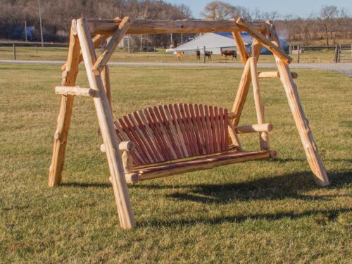 Red Cedar A-frame Swing