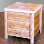 2 Drawer Night Stand with legs