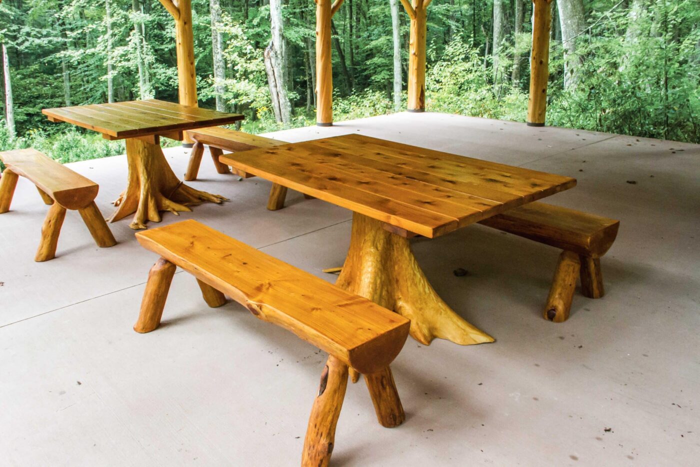 Rustic Outdoor Furniture Custom Table scaled