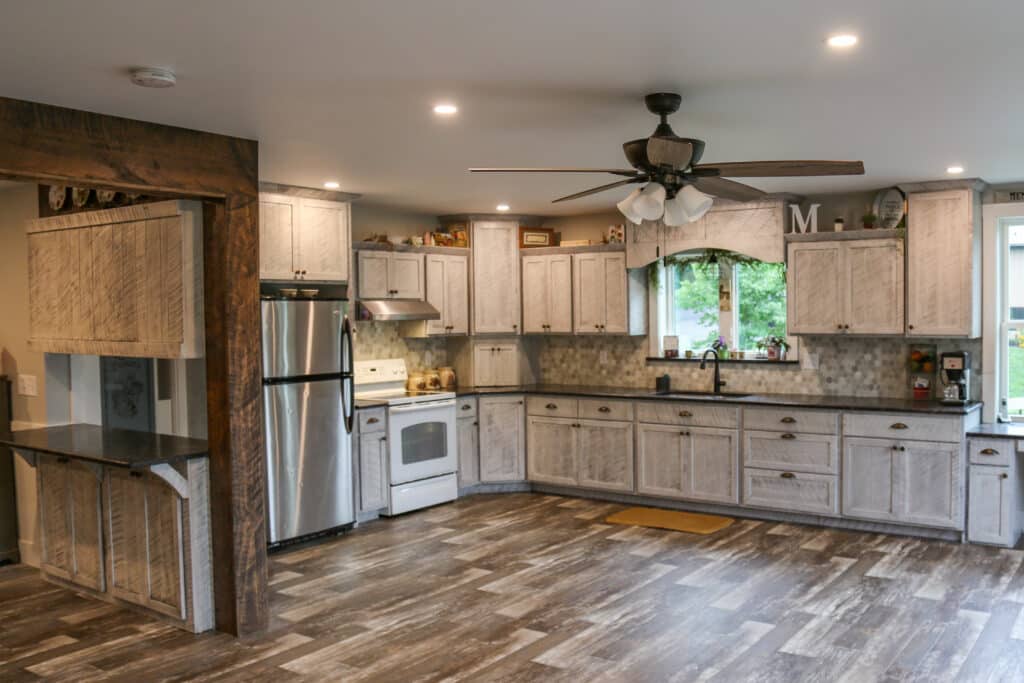 rustic cabinets