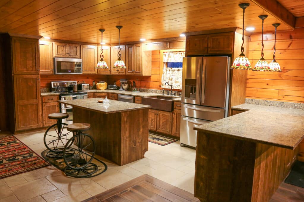 rustic kitchen cabinetry