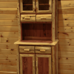 2 Door Hutch with upper drawers
