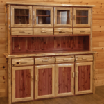 4 Door Hutch with upper drawers