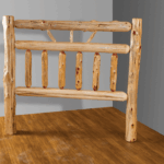 Turkey Foot Rustic Wood Headboard