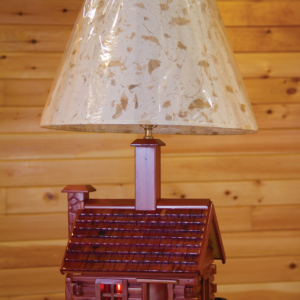 Red Cedar Cabin Lamp